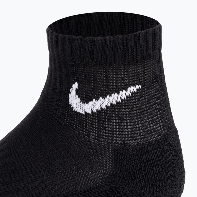 Чорапи Nike Everyday Cushioned Ankle 3 чифта black/white 3