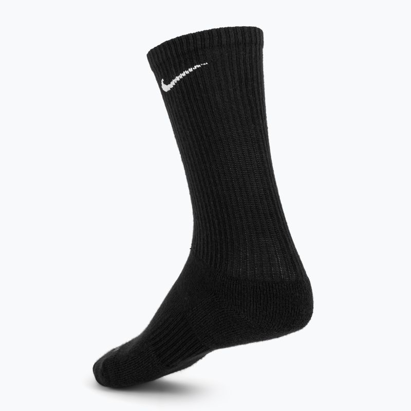 Чорапи Nike Everyday Plus Cushioned 3 чифта black/white 2