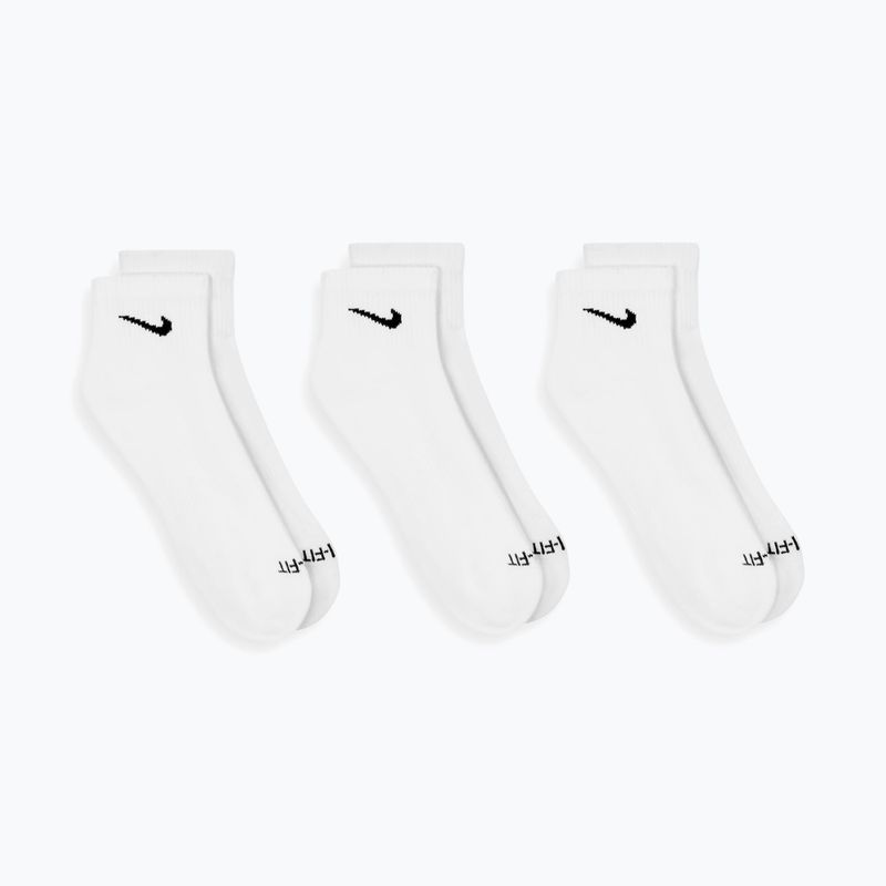 Чорапи Nike Everyday Plus Cushioned Ankle 3 чифта white/black 2