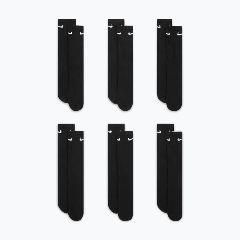 Чорапи Nike Everyday Cushioned 6 чифта black/white 3