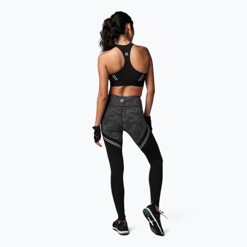 Дамски сутиен за тренировка STRONG ID Make The Cut black-grey Z1T02692 2