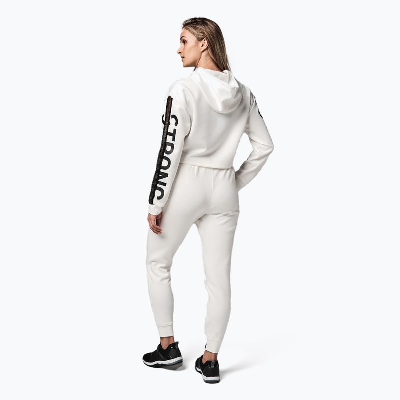 Дамски суитшърт STRONG ID Branded Crop бял Z1T02502 3