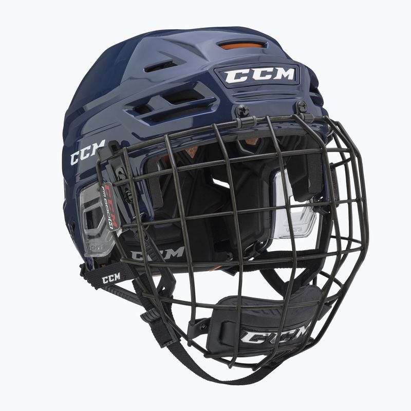 Каска за хокей CCM Tacks 710 Combo navy