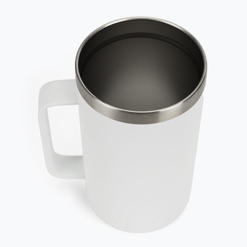 Термо чаша YETI Rambler 710 ml white 5