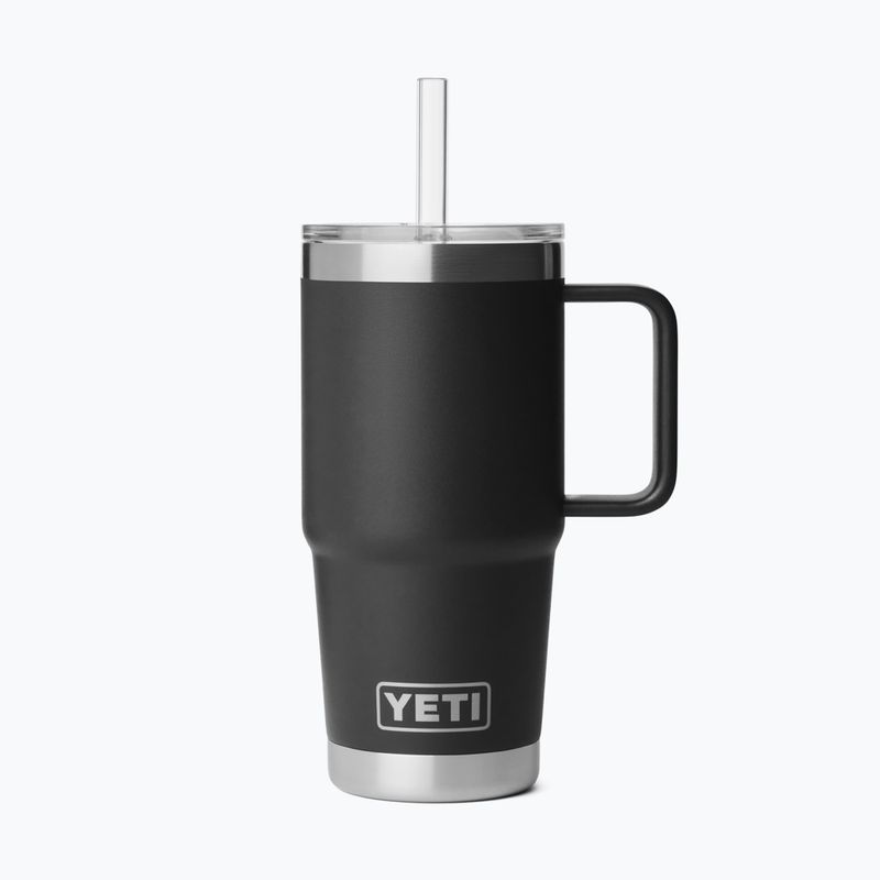 Термо чаша YETI Rambler Straw 739 ml black