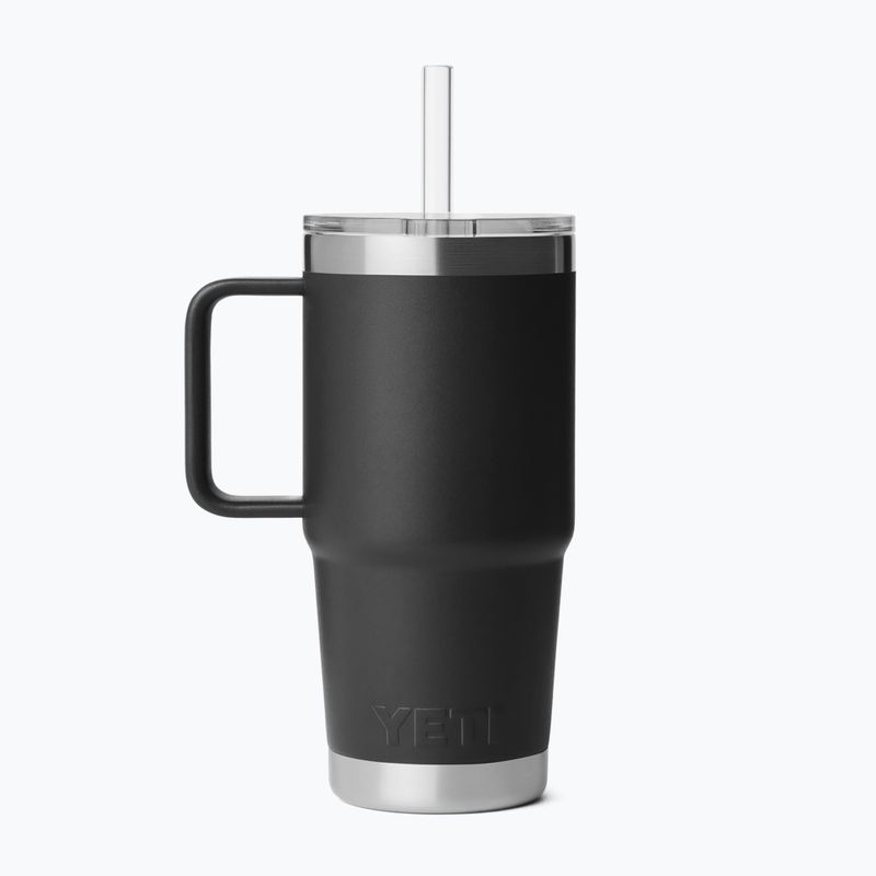 Термо чаша YETI Rambler Straw 739 ml black 2
