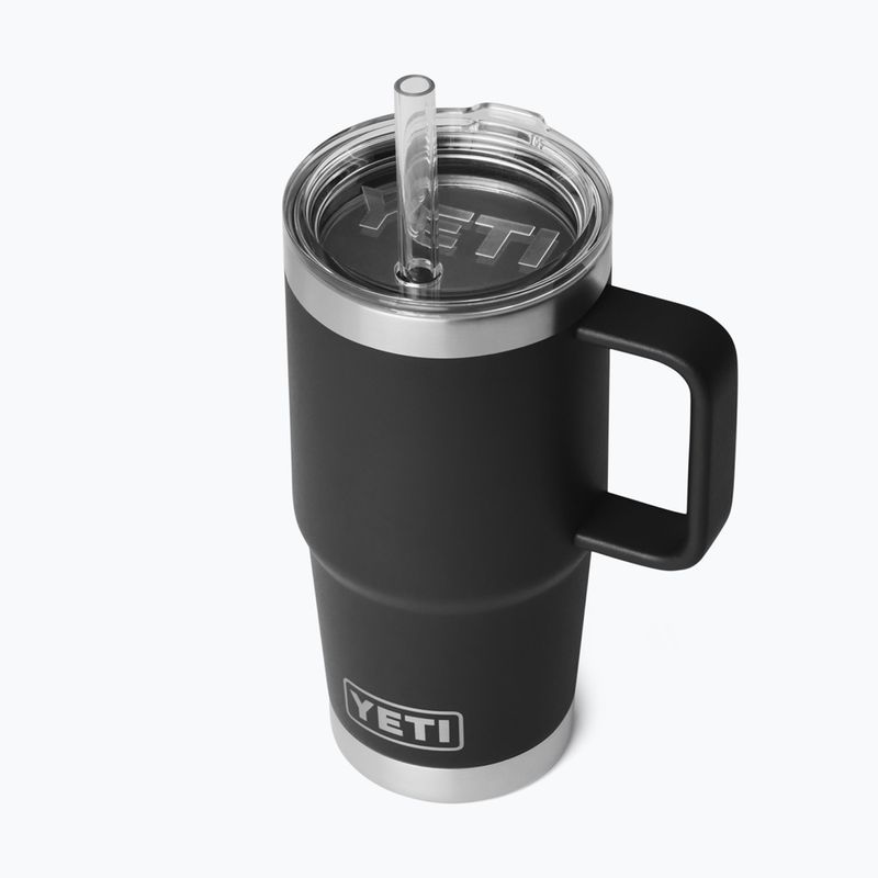 Термо чаша YETI Rambler Straw 739 ml black 3