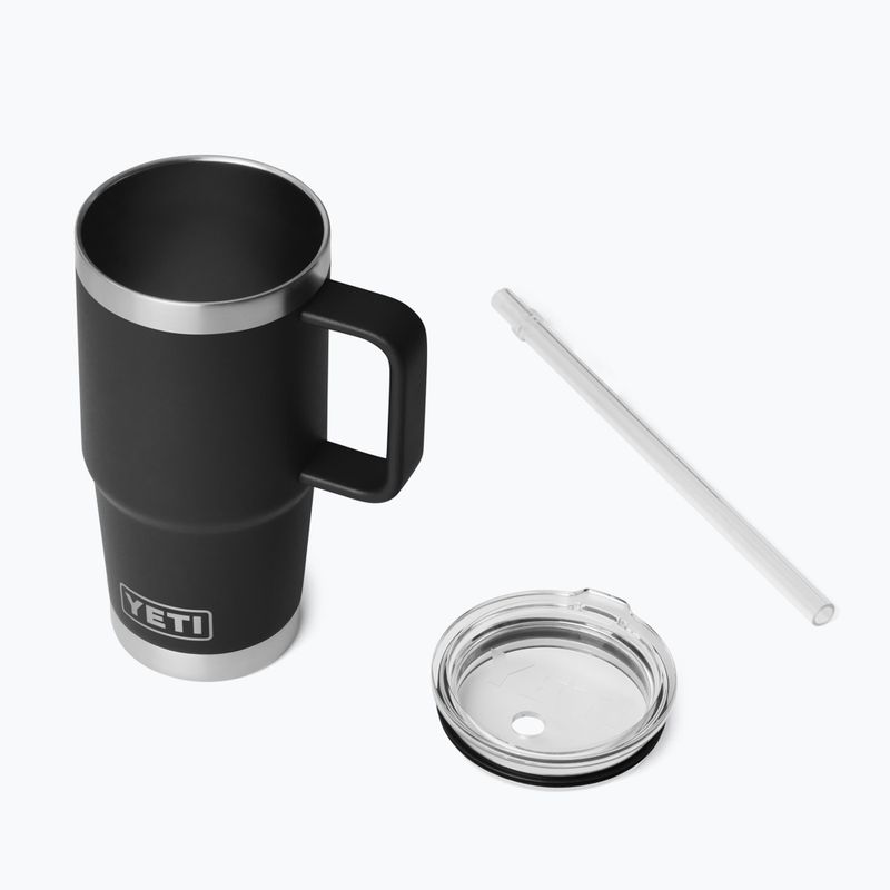 Термо чаша YETI Rambler Straw 739 ml black 4