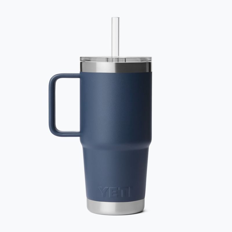 Термо чаша YETI Rambler Straw 739 ml navy 2