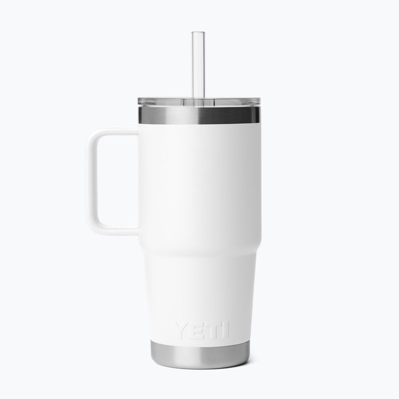 Термо чаша YETI Rambler Straw 739 ml white 2