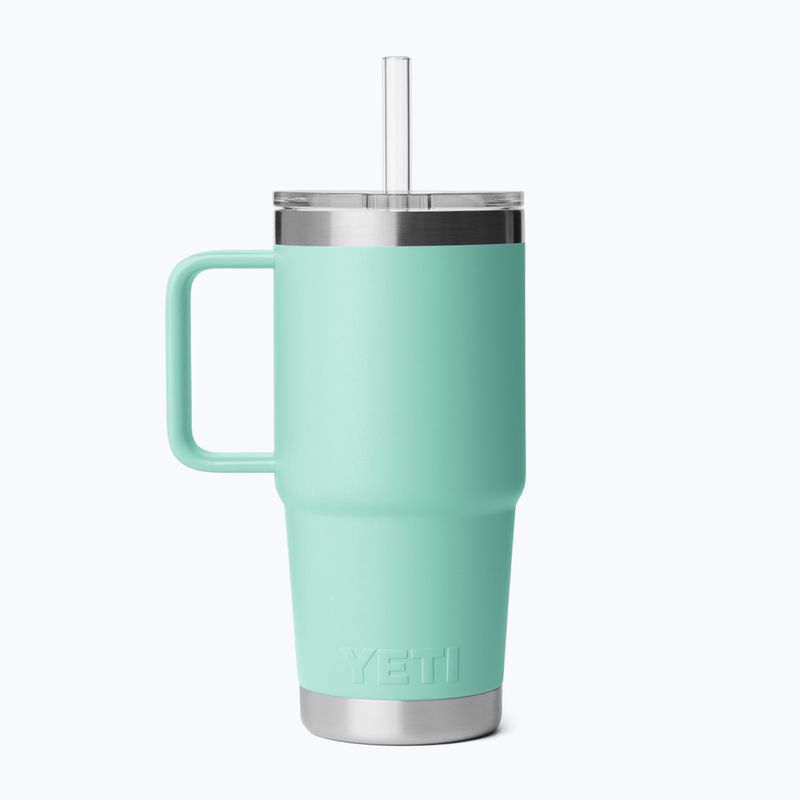 Термо чаша YETI Rambler Straw 739 ml seafoam 2