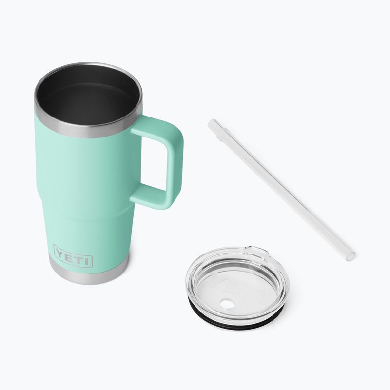 Термо чаша YETI Rambler Straw 739 ml seafoam 4