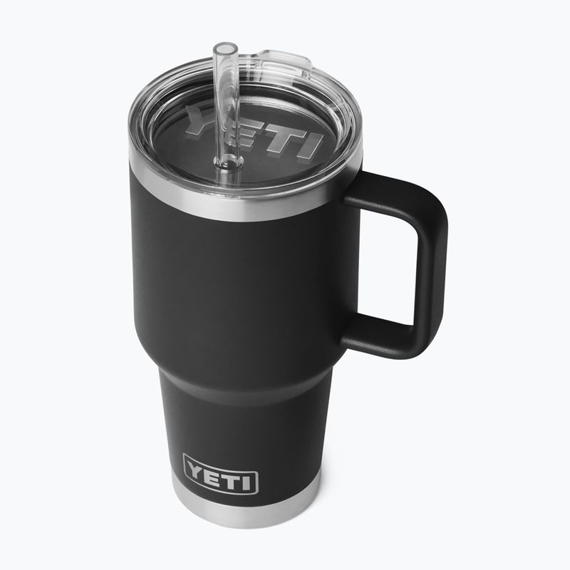 Термо чаша YETI Rambler Straw 1000 ml black 3