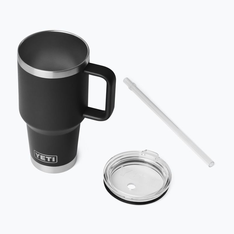 Термо чаша YETI Rambler Straw 1000 ml black 4
