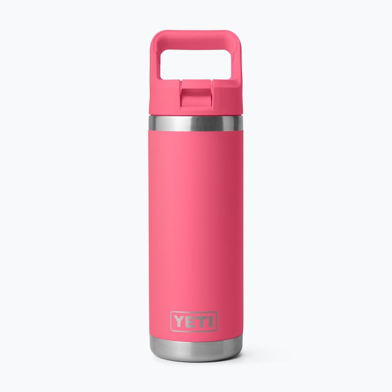 Термо бутилка YETI Rambler C Straw 532 ml tropical pink