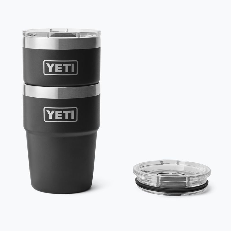 Термос YETI Rambler Stackable 473 ml black 4