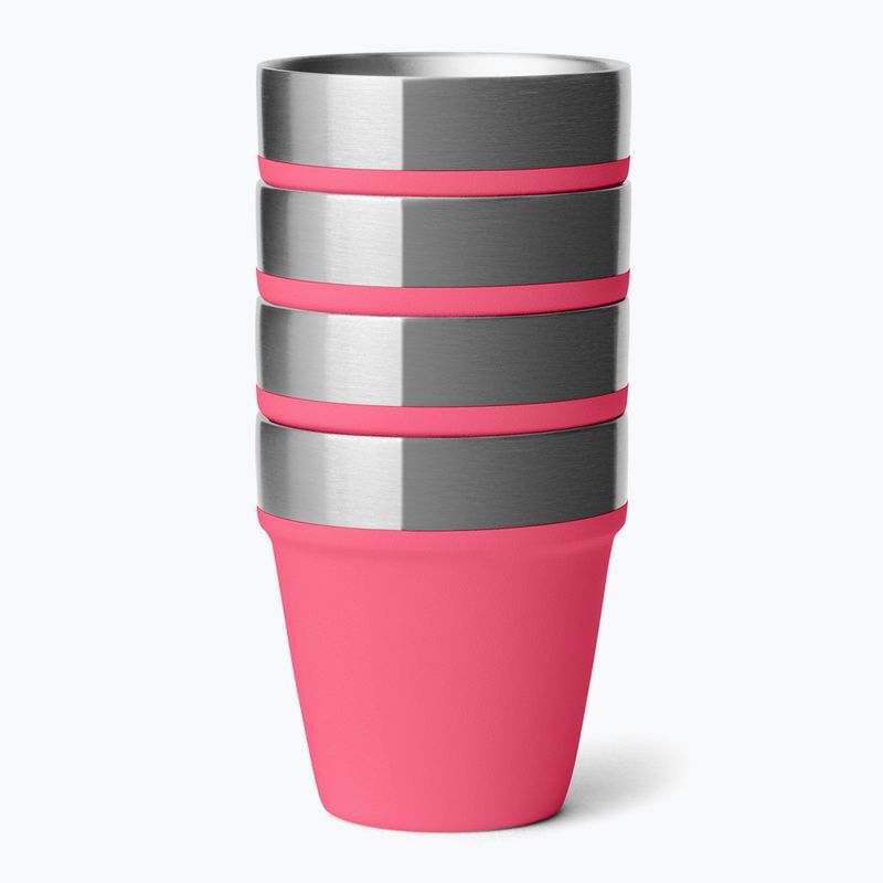 Туристически чаши YETI Shot 48 ml 4 pcs. tropical pink 3