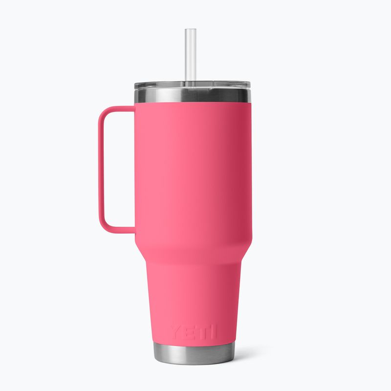 Термо чаша YETI Rambler Straw 1200 ml tropical pink 2