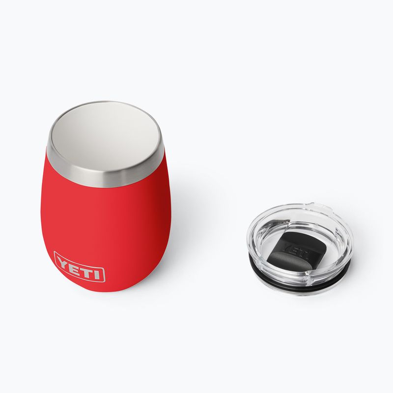 Термо чаша YETI Rambler Wine Tumbler 295 ml rescue red 4