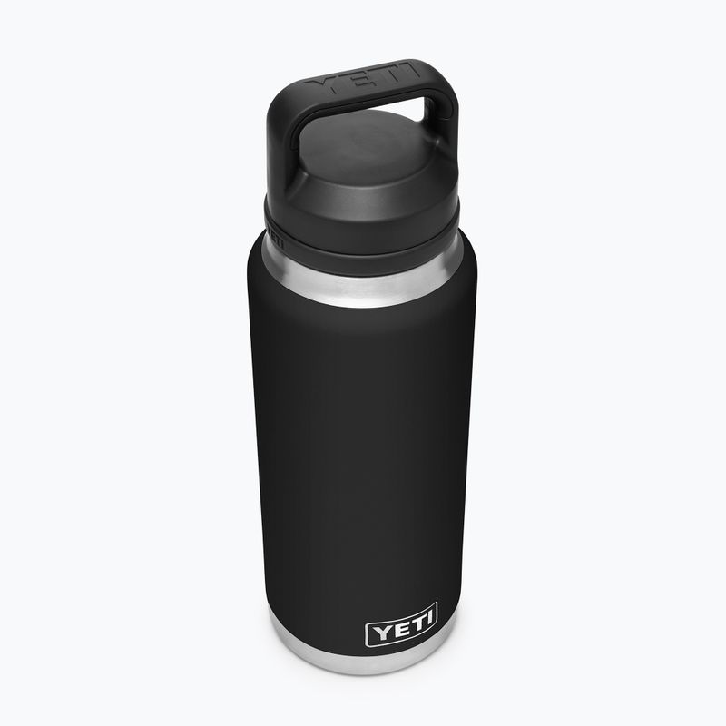Термо бутилка YETI Rambler Chug 1064 ml black 3