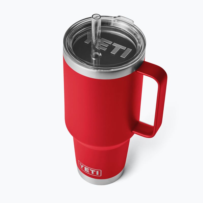 Термо чаша YETI Rambler Straw 1200 ml rescue red 3