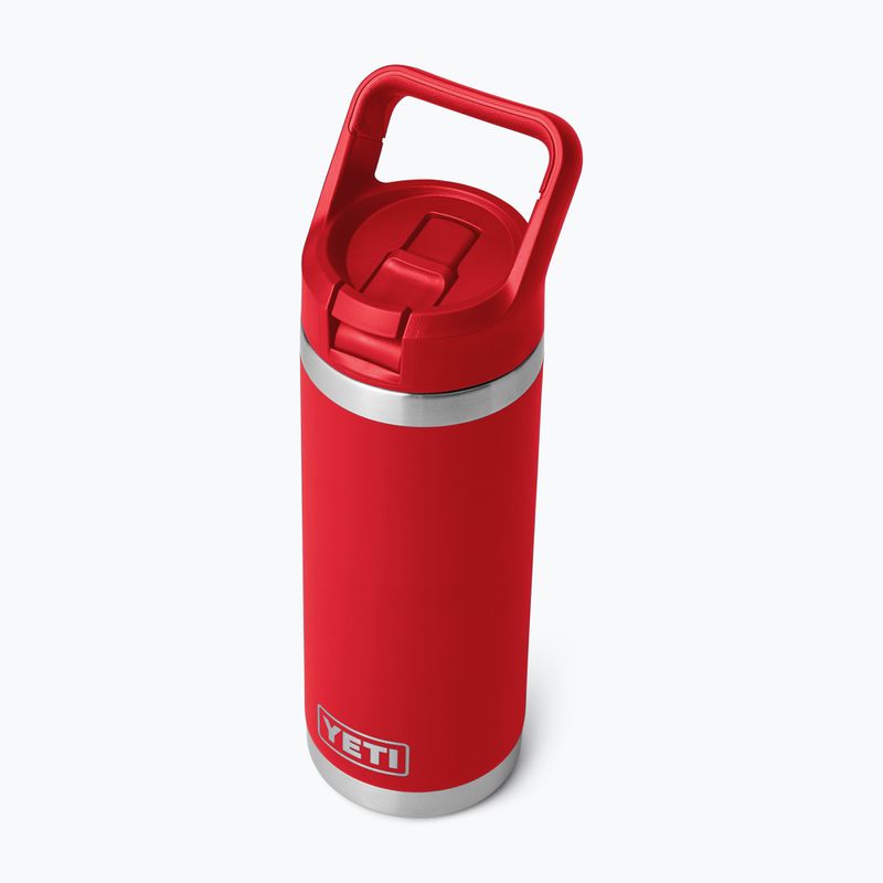 Термо бутилка YETI Rambler C Straw 532 ml rescue red 4