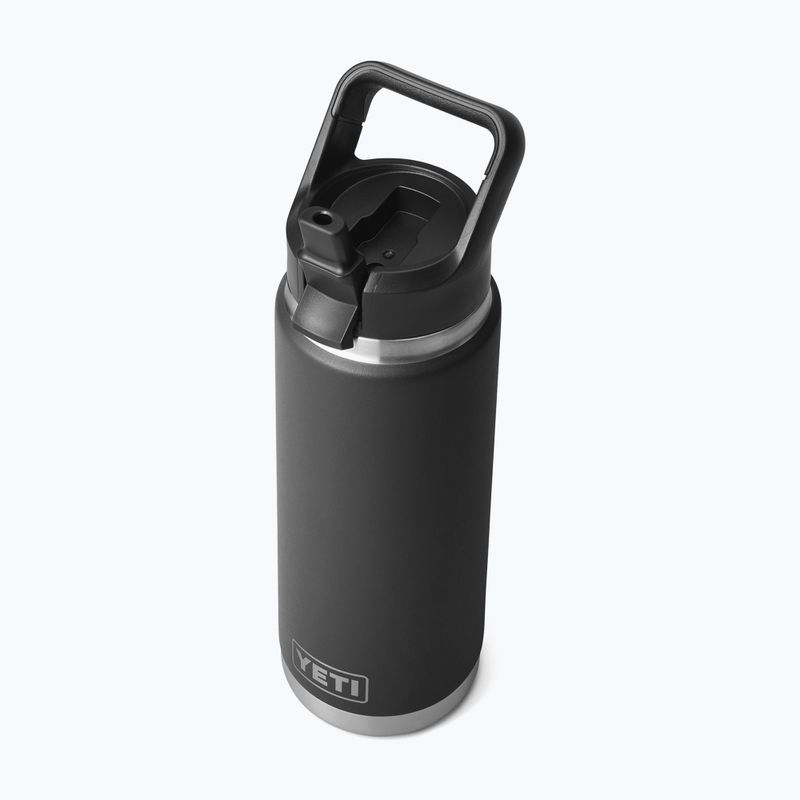 Термо бутилка YETI Rambler Straw 769 ml black 4