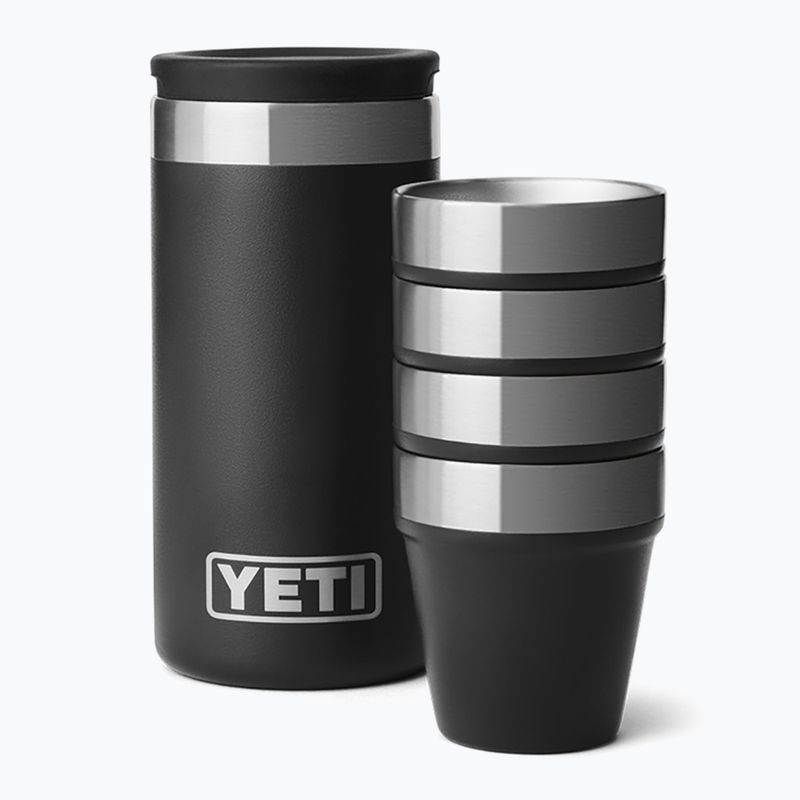 Туристически чаши YETI Shot 48 ml 4 pcs. black