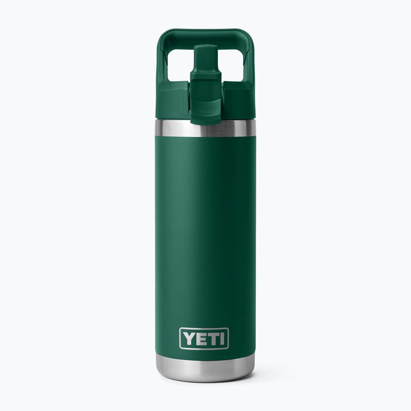 Термо бутилка YETI Rambler C Straw 532 ml black forest green 3