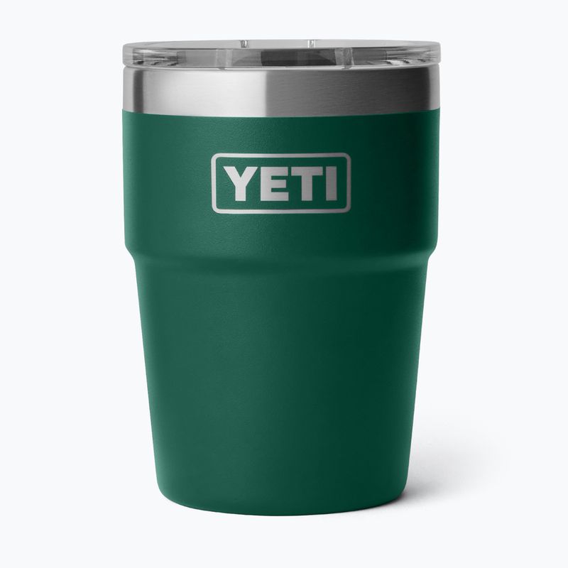 Термос YETI Rambler Stackable 473 ml black forest green