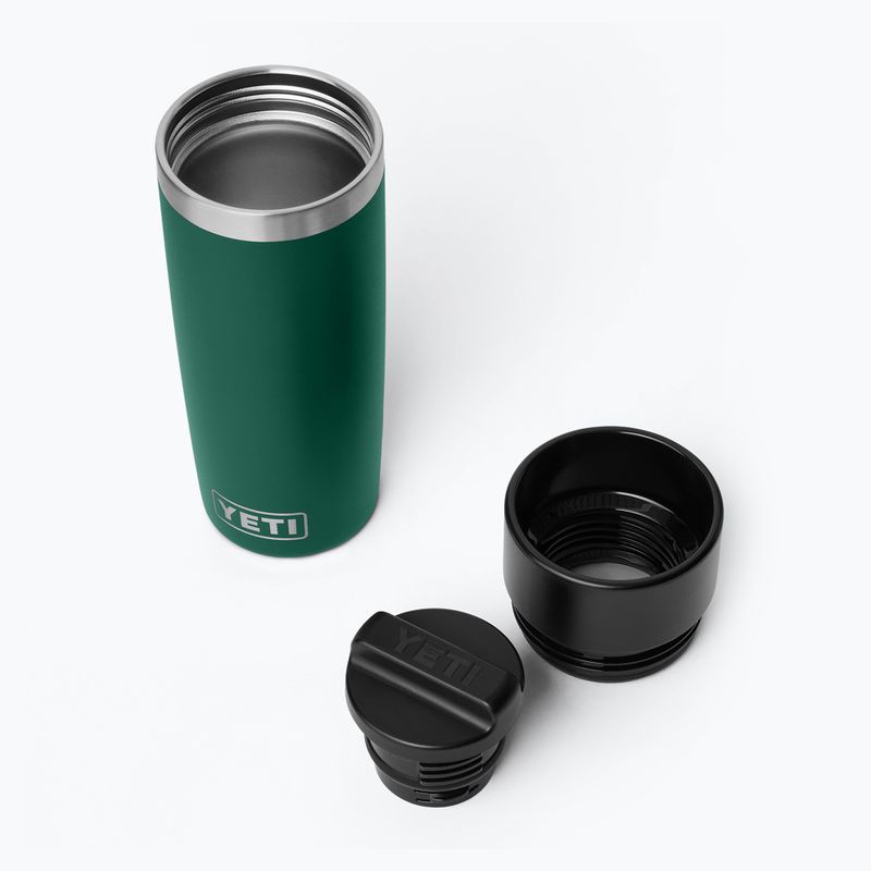 Термос YETI Rambler Travel 473 ml black forest green 4