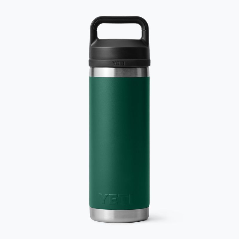 Термос YETI Rambler Chug 532 ml black forest green 2