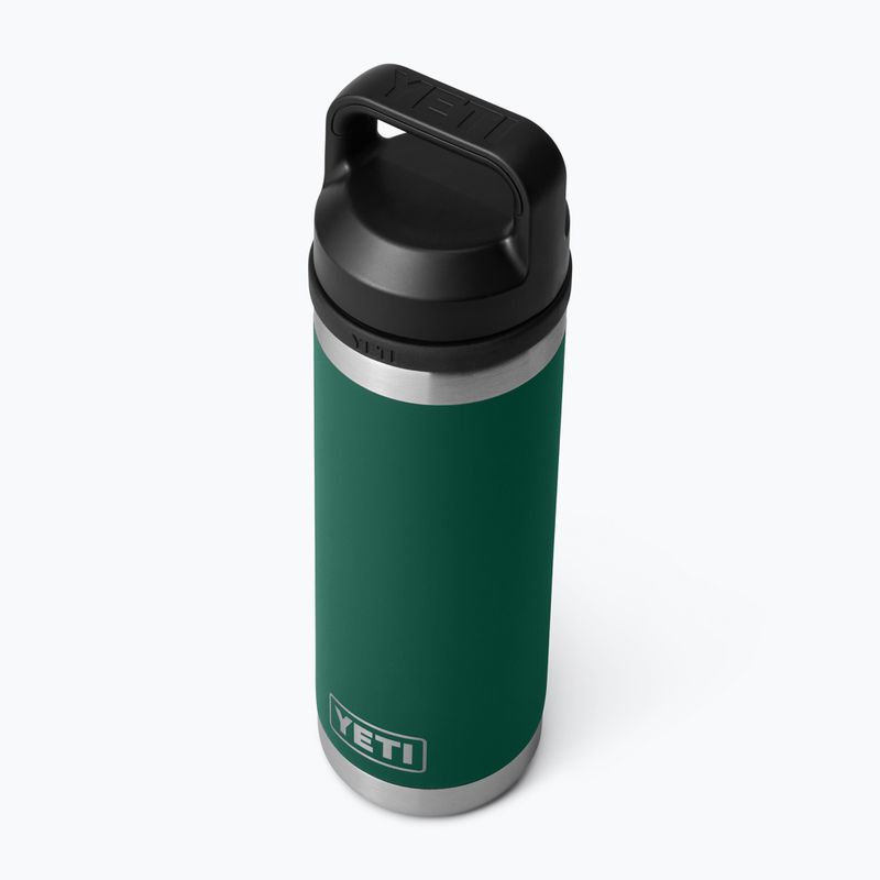 Термос YETI Rambler Chug 532 ml black forest green 3