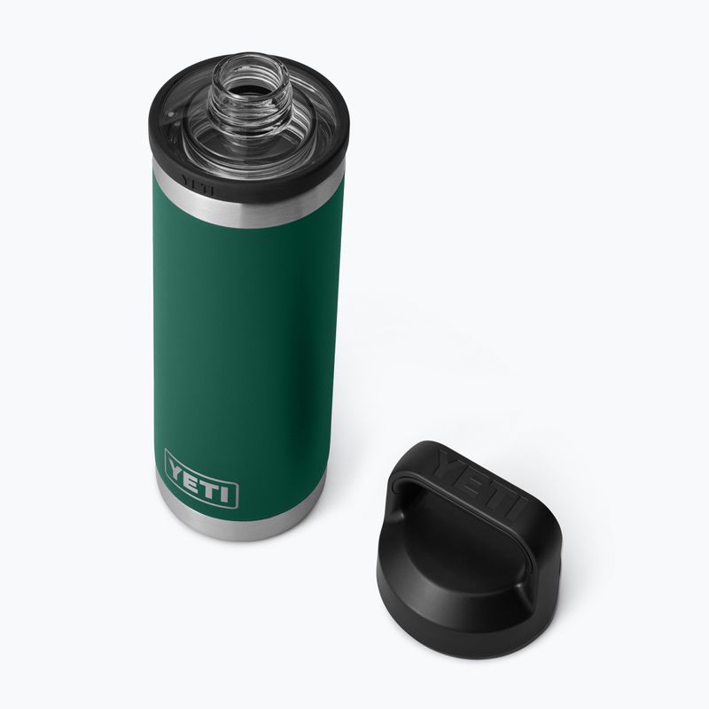 Термос YETI Rambler Chug 532 ml black forest green 4