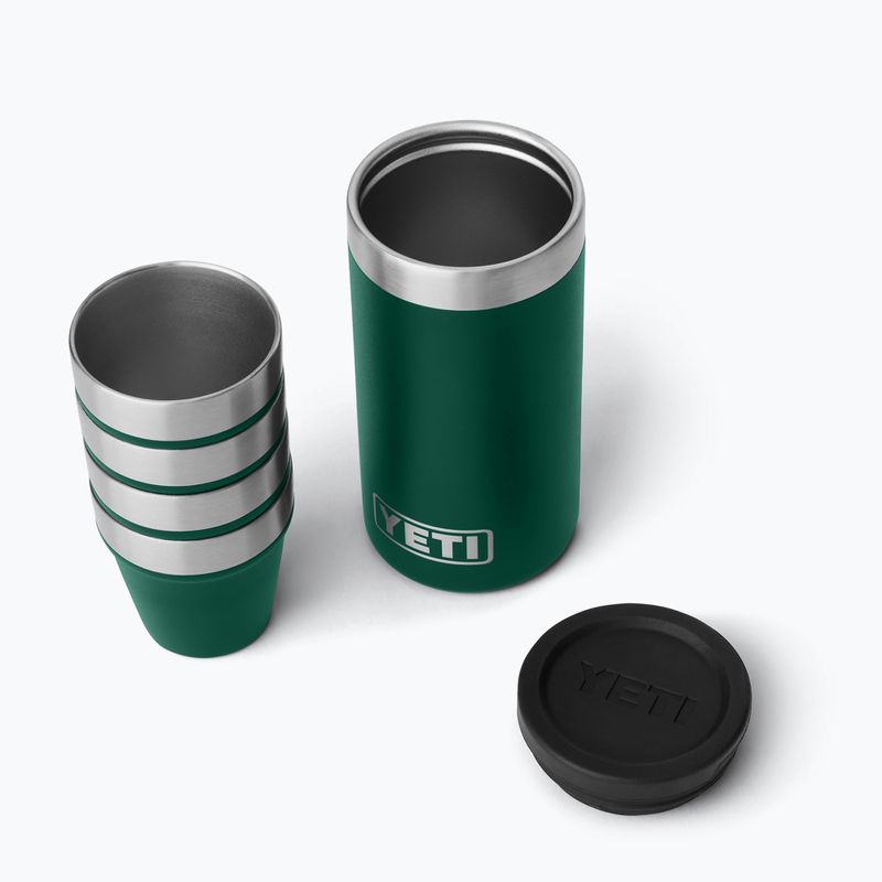Туристически чаши YETI Shot 48 ml 4 pcs. black forest green 2