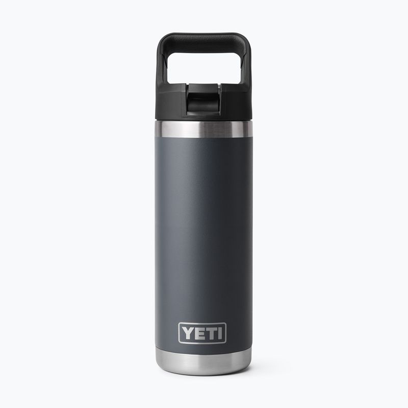 Термо бутилка YETI Rambler C Straw 532 ml charcoal