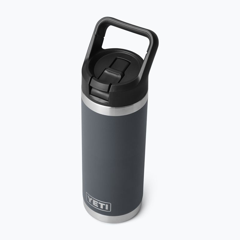 Термо бутилка YETI Rambler C Straw 532 ml charcoal 4