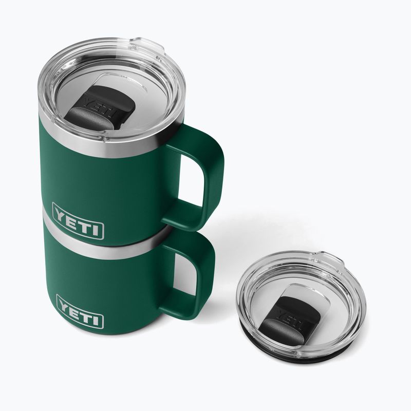 Термо чаша YETI Rambler CL 295 ml black forest green 5