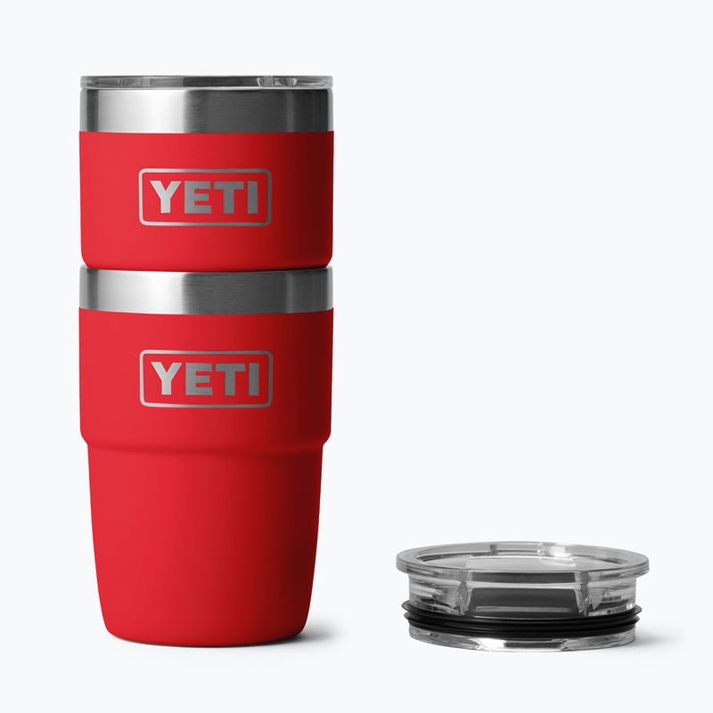 Термос YETI Rambler Stackable 237 ml rescue red 4