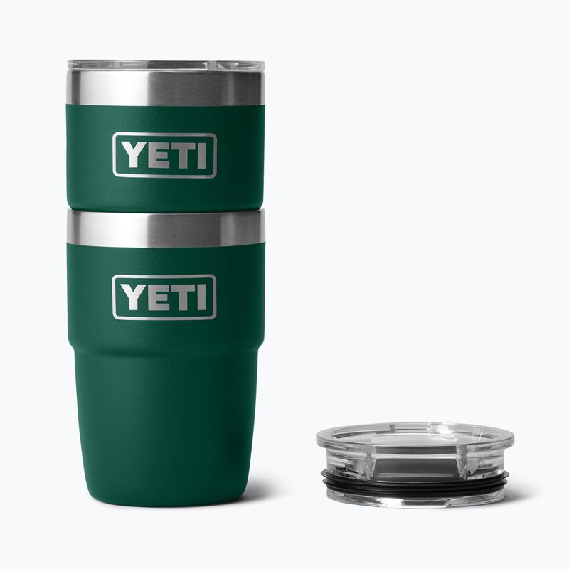 Термос YETI Rambler Stackable 237 ml black forest green 4
