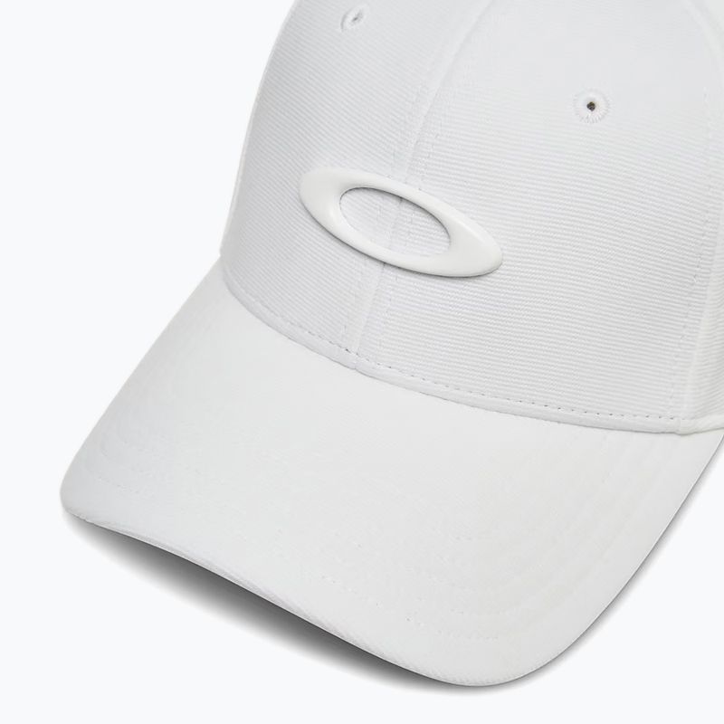 Мъжка бейзболна шапка Oakley Tincan бяла 3