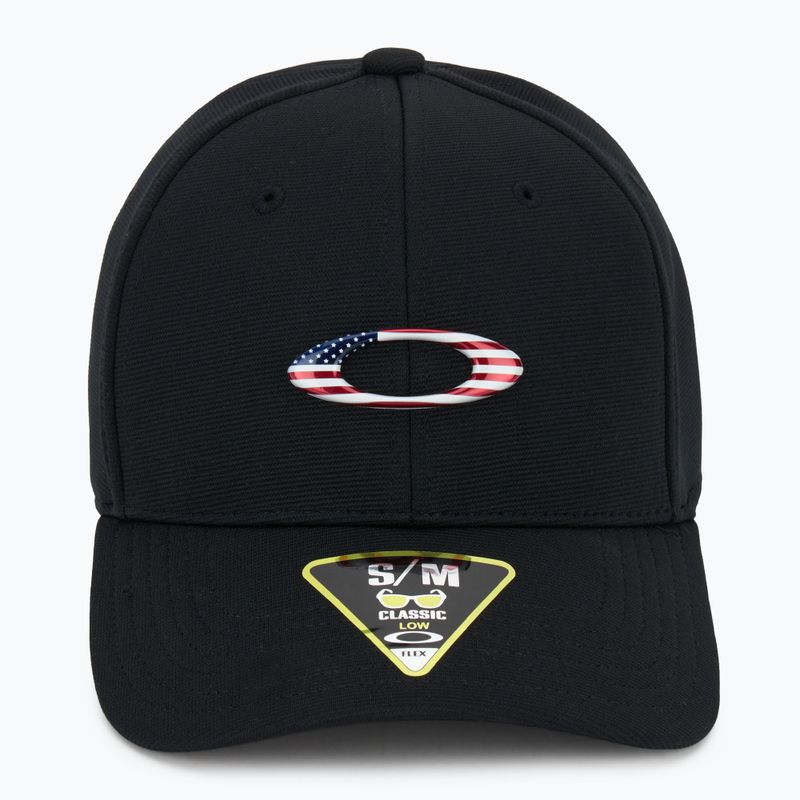 Мъжка бейзболна шапка Oakley Tincan black/american flag 2