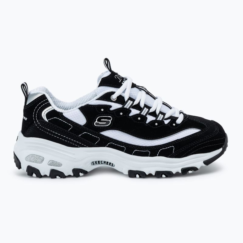 Дамски обувки SKECHERS D'Lites Biggest Fan black/white/silver 2