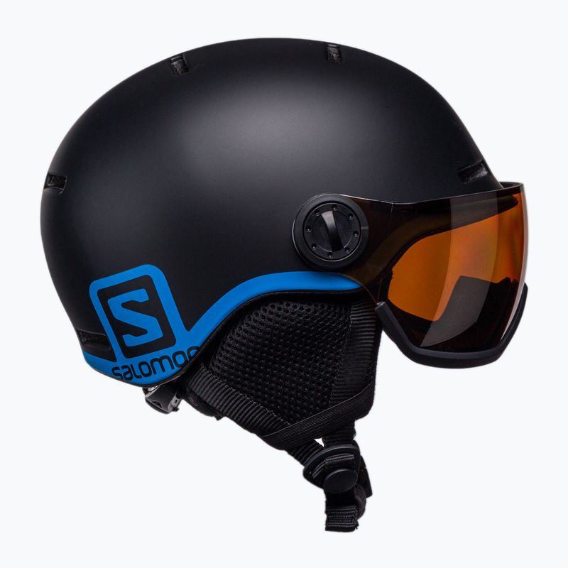 Детска ски каска Salomon Grom Visor S2 черна L39916300 4