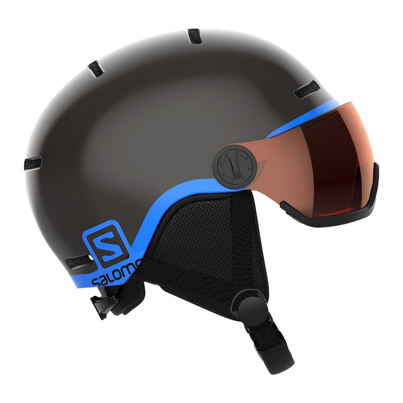 Детска ски каска Salomon Grom Visor S2 черна L39916300 8