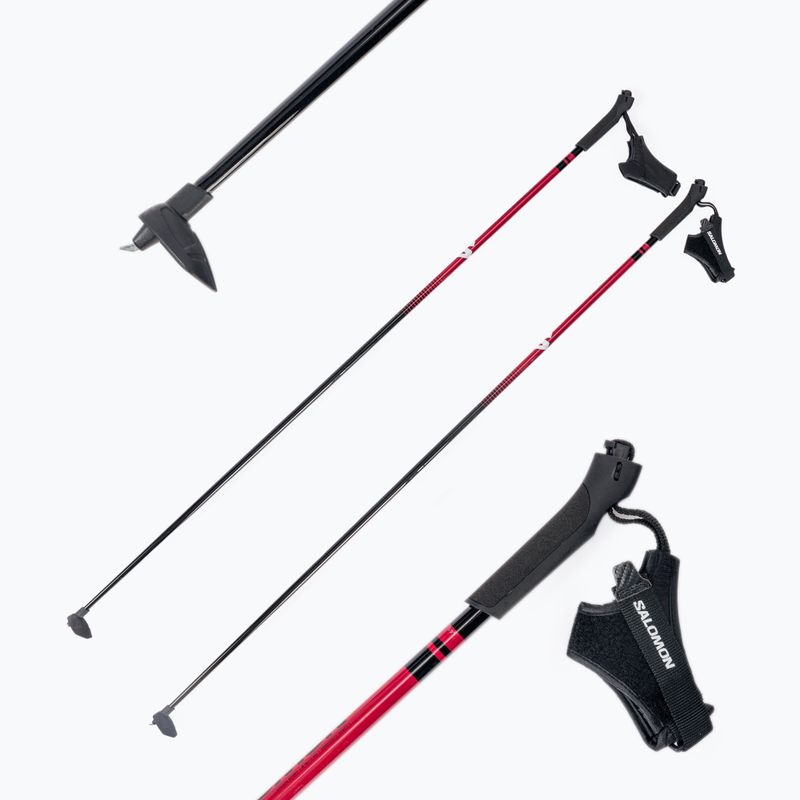 Salomon Escape Sport палки за ски бягане черни/червени L40875200 5