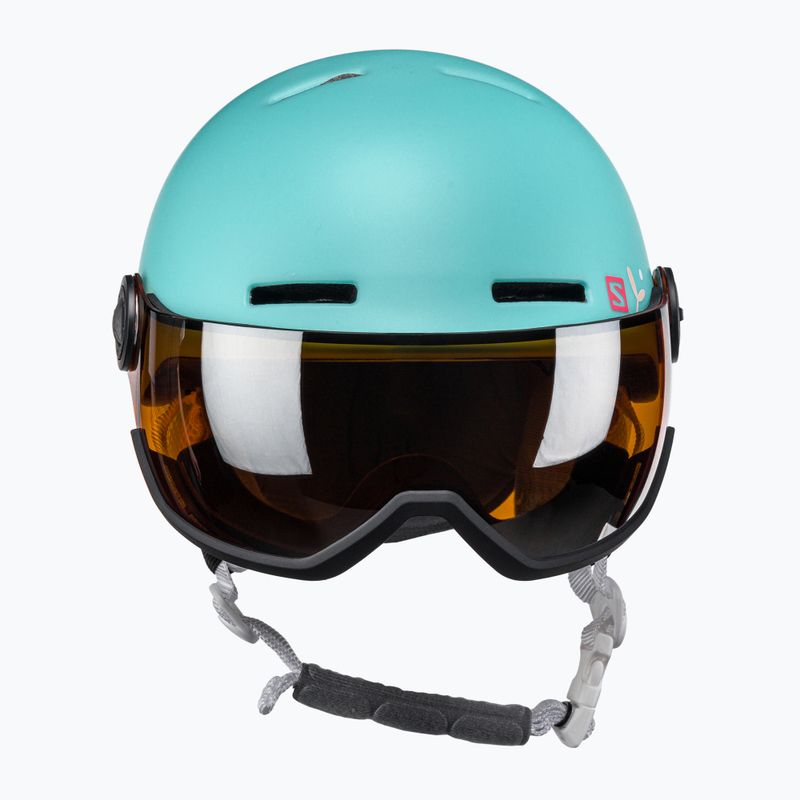 Детска ски каска Salomon Grom Visor S2 blue L40837000 2