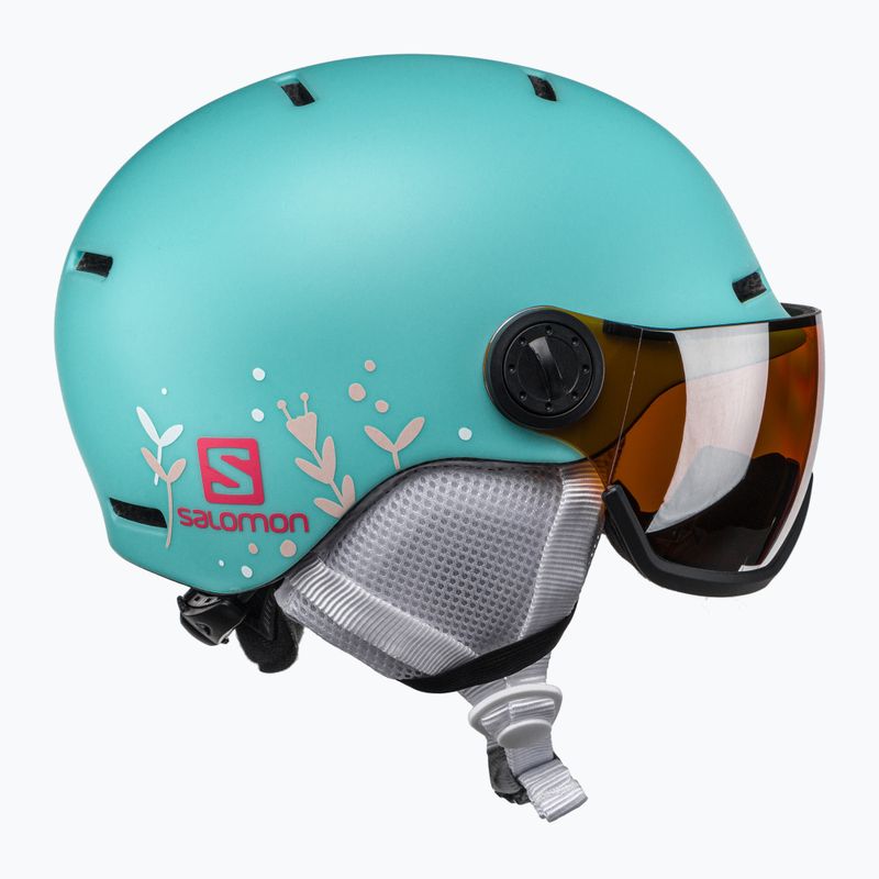 Детска ски каска Salomon Grom Visor S2 blue L40837000 4