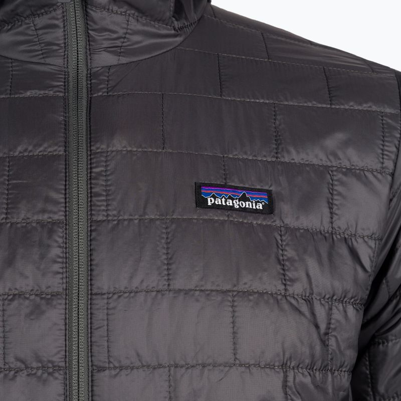 Мъжко изолирано яке Patagonia Nano Puff Hoody forge grey 6
