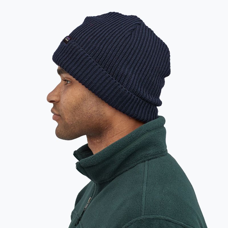 Patagonia Fishermans Rolled Beanie зимна шапка тъмносиня 4